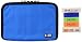 BUBM Universal Cable Organizer Electronics Accessories Case USB Drive Shuttle with Cable Tie (Medium-Blue)
