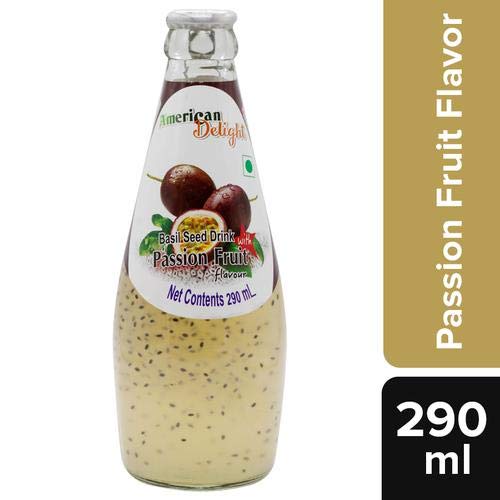 American Delight Basil Seed Drink Passion Fruit 290ml Amazon.in