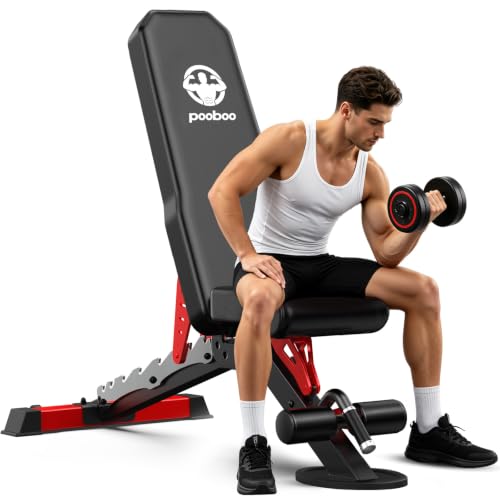pooboo 1500 LBS FID Weight Bench