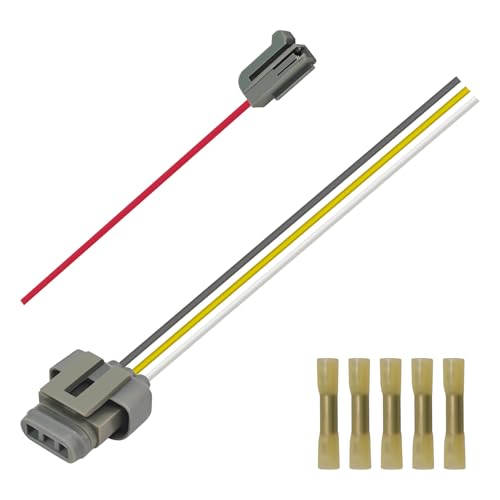 KUQUTIDY Alternator Voltage Regulator Stator Pigtail Wiring Harness Plug Connector