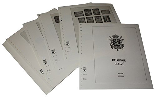 Feuilles pré-imprimées Belgique LINDNER Das Original 1957-1964 pour timbres