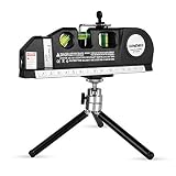 Sondiko Laser Level Tool Kit, Multifunction Laser Leveler for Picture Hanging, Cabinets, Tiles, Meas