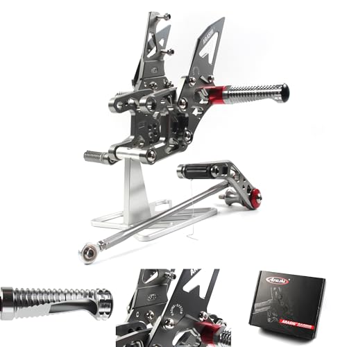 Repose-pieds CBR1000RR SP gris - Finition haut de gamme en aluminium anodisé