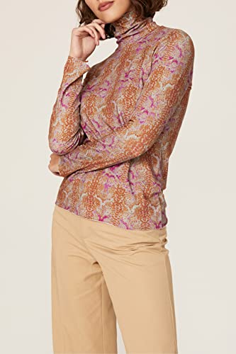 Image of No.6 Rent The Runway Pre-Loved Scout Python Turtleneck Top