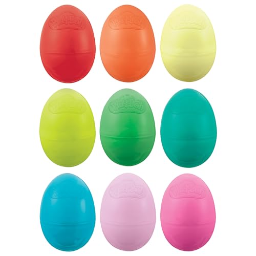 Play-Doh Bunte Eier, 9 Eier (je 56 g) in 9 verschiedenen Farben, als Ostergeschenk, Mitbringsel auf einer Party oder für Kinder ab 3 Jahren – Ansicht 2