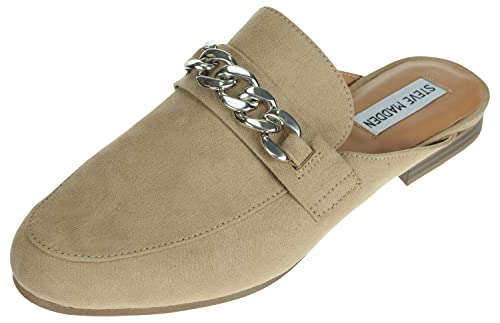 Mules Steve Madden Rally pour femme, modèle slip-on en cuir confortable