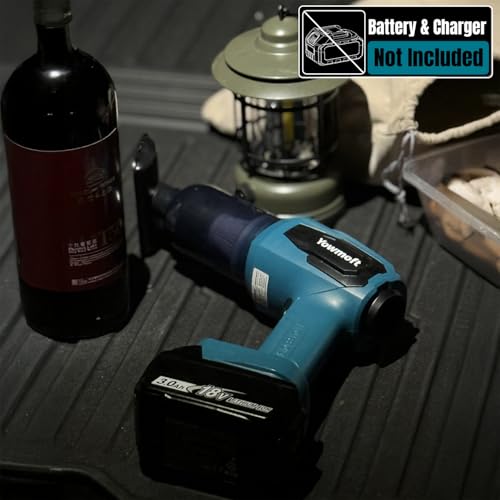 Image of 3 in 1 Handheld Car Vacuum Compatible with Makita 18V Battery with 21000pa Strong Suction, Handheld Vacuum Cordless & Blower with 200W Brushless Motor, Mini Vacuum Cleaner for Car, Home (No Battery)