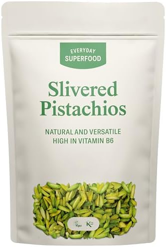 Everyday Superfood Slivered Pistachios 1.8kg| Unsalted Raw Pistachio Kernel