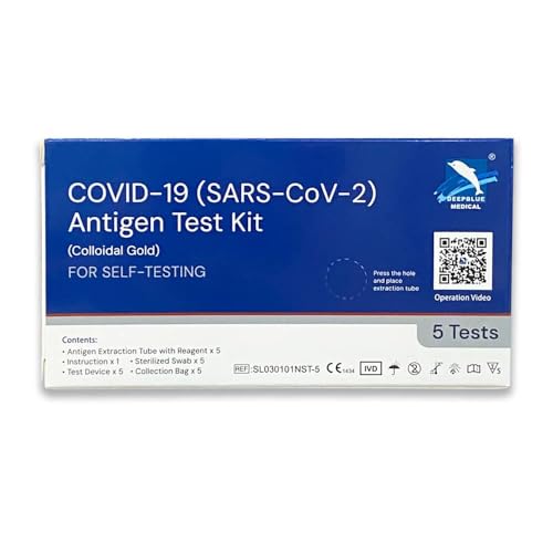 Deepblue 5 Pack SARS-CoV-2 Home Test