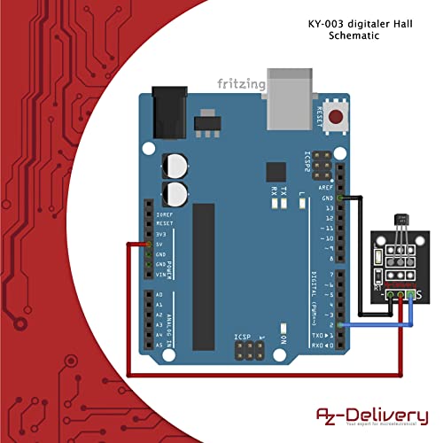 AZDelivery 3 x KY-003 Transistor Digitale con