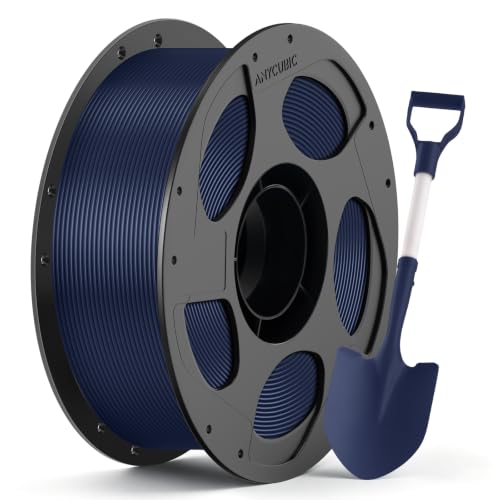Image of ANYCUBIC ABS Filament 1.75mm, High Strength and Toughness, 3D Printer Filament Dimensional Accuracy + /- 0.03mm, 1KG Reusable Spool (2.2 lbs), Deep Sea Blue