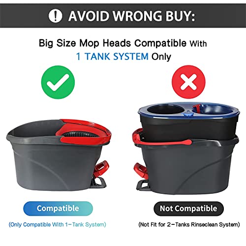 Image of 6 inch Mop Replacement Base for O-Ceda Easy Wrin Spin Mop, Mop Head Cover, Plastic Mop Base Case Disc
