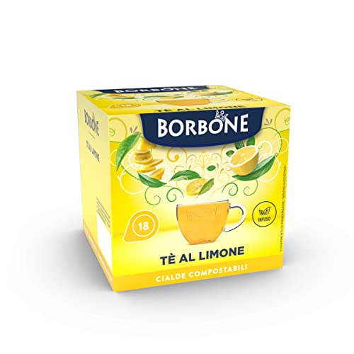 Caffé Borbone Thé au Citron - 72 dosettes 4 paquets de 18 dosettes - Système ESE