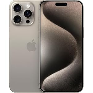Apple iPhone (Renewed Premium) 15 Pro Max, 256GB, Natural Titanium – ...
