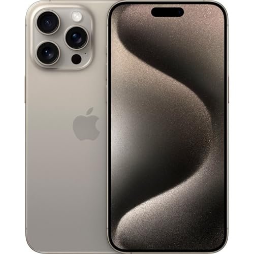 Apple iPhone 15 Pro Max, 1TB, Natural Titanium - Unlocked (Renewed) by Apple - Used condition - US$703.97