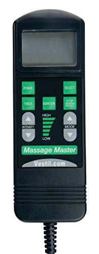 Vestil CUSH-M Black Massage Cushion, 18" x 20" x 29" - Thumbnail 2