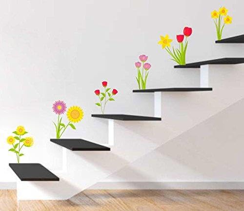 WALLSTICKY Flower POTS in Foot Steps Wall Sticker-image-19