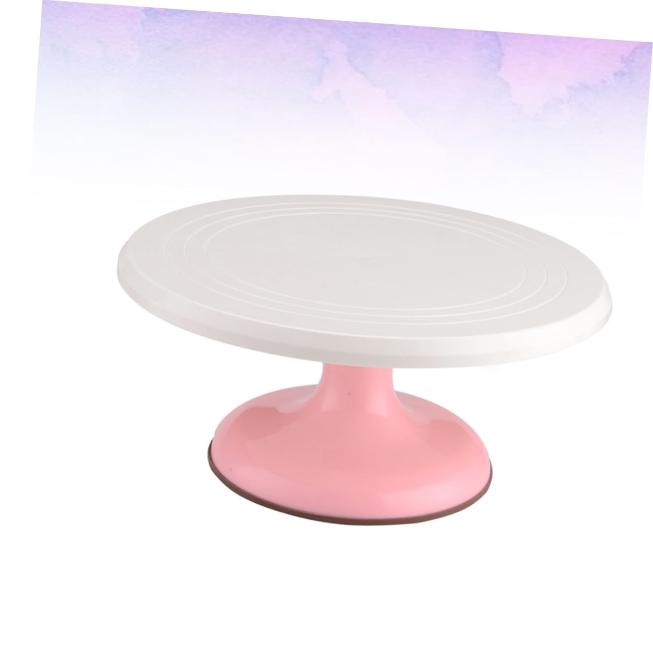 Plato Giratorio para Diseño Giratorio Manual 360° Adecuado para Rosa Decoración y Hornear Pasteles de Plástico en Restaurante Casa