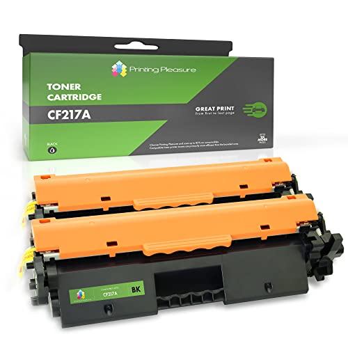 Printing Pleasure 17A Compatible para HP CF217A Cartucho de Tóner para LaserJet Pro M102 M102a M102w MFP M130a MFP M130fn MFP M130fw MFP M130nw MFP M130 2 Negro