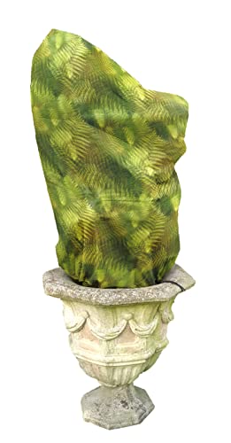 Haxnicks 3x Medium Green Fern Fleece Jackets | Garden Fleece Bags For Winter Frost And Wind Protection | Trees Bushes Exotic Plants Ferns Banana Plants| | Pack Of 3, 80cm x 100cm | Fleece150101