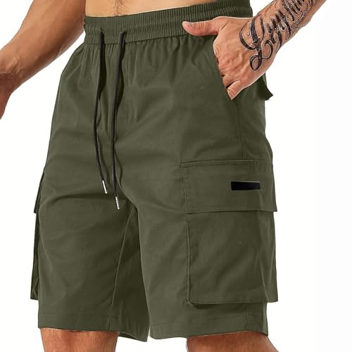 Pantalones Cortos Hombre Deporte Verano Casual Pantalón Corto Cargo Transpirables Bermudas Trabajo Talla Grande Moda Pantalon Corto Ligero Shorts Deportivo Cómodo Ropa Deportiva Suave Fitness Playa