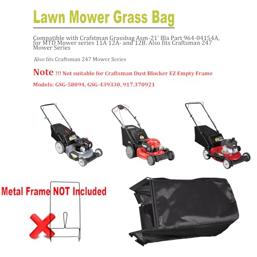 Lawn Mower Grass Bag Replacement
