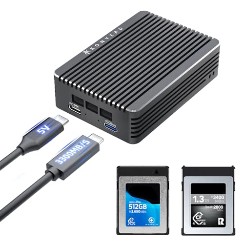Lecteur CFexpress 4.0 Type B USB4 Thunderbolt 4 pour vider rapidement les cartes de reflex