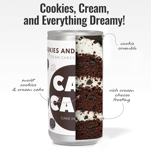 image for CAN CAKE BY SANDY MCCORD Can Cake 4-Pack Variety (Strawberry, Chocolat