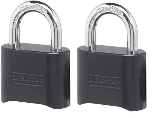 Master Lock 178D Set Your Own Combination Lock, 1 Pack, Black - 2 Pack