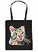 Produktbild Mega Coole Tragetasche für Katzenbesitzer Stofftasche Catillac New Katze Cat Geschenkidee Geschenk Baumwolltasche Katzenfreunde