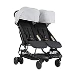 Mountain Buggy Nano DUO V1 Zwillings-, Geschwisterwagen - silber