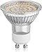 Produktbild HCFEI 3x LED GU10 Leuchtmittel, 3W Lampe Strahler Spot 389lm, KEIN FLACKERN, AC 100-240V, SMD LED Strahler 120° Classic Glas, Ersetzt 45W Halogenlampen (Warmweiß 3000K)