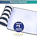 Aqua Original 4-in-1 Monterey Hammock Pool Float & Water Hammock – Multi-Purpose, Inflatable Pool Floats for Adults – Patented Thick, Non-Stick PVC Material – Navy