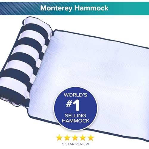 aqua 4-in-1 monterey hammock pool float amp water hammocks 1-2-3-4 multipacks  multiple colorsstyles  for adults and kids floating