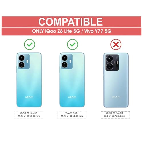 Image of COVERBLACK Soft Rubber Back Cover Compatible Model for Vivo V2169 / Vivo Y77 5G - Transparent