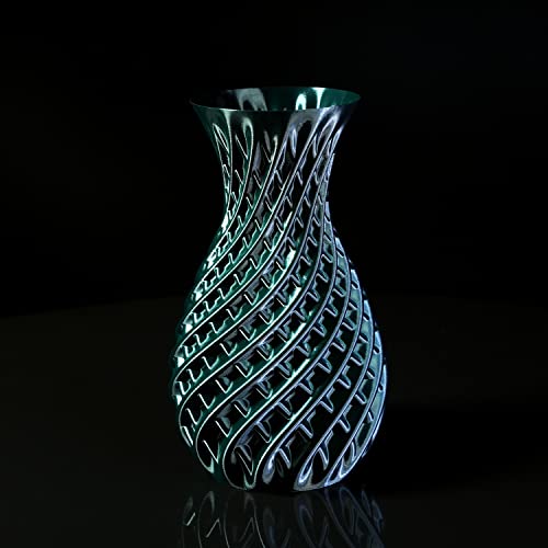 Image of Gratkit Silk Dual Color PLA Filament, Coextrusion PLA Filament 1.75mm, + /-0.03mm,2 * 1KG /Roll, Silk PLA Black & Green 2KG