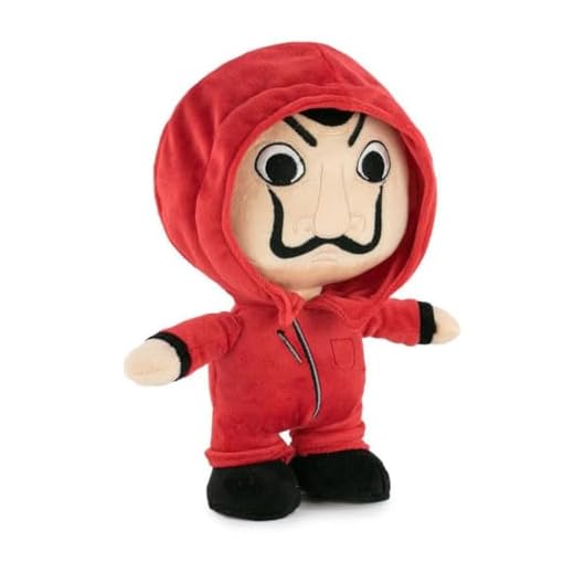 Famosa Softies - Peluche Grande de 26 centímetros de los Personajes de La Casa de Papel, para niños de Cualquier Edad y Adultos Fans de la Serie Oficial de Netflix, (760020513)