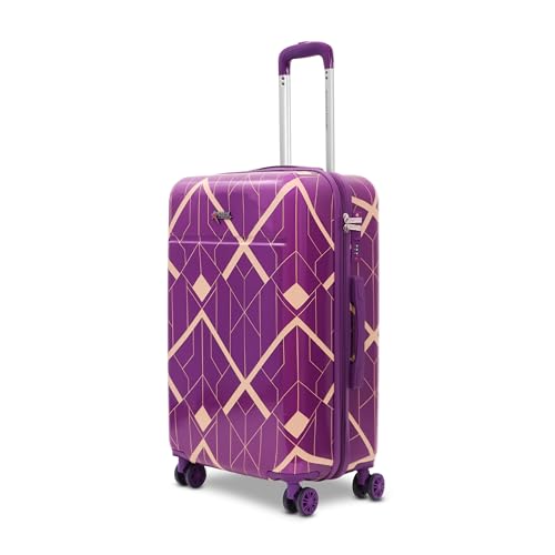 Image of AMERICAN TRAVELLER Spider Trolley Bags Single Medium | 360 Rotatable Wheels | Large Polycarbonate Hardshell, Lightweight Expandable, 360 Rotatable Wheels, TSA Type Lock
