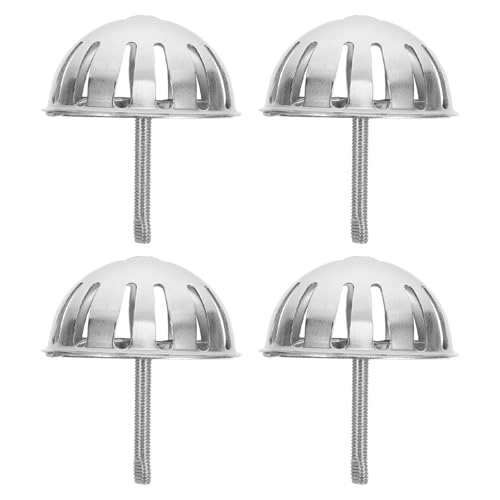 Filtro para urinario de acero inoxidable duradero set de 4 tapones de alta resistencia para bano