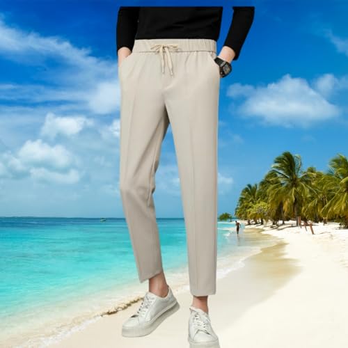 AirFlexion - Ice Silk Comfort Everyday Pants, Super Stretch Lightweight Breathable Loose, Silky-Soft Breathable Non-Deform4