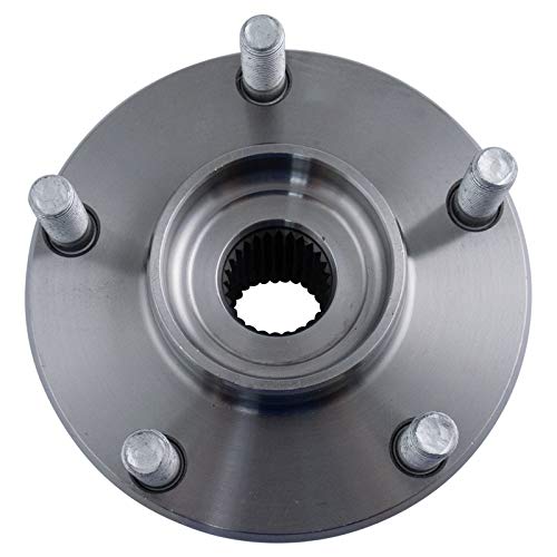Image of TRQ Front Left and Right Wheel Bearing and Hub Assembly Set 2 Piece Compatible with 2004-2006 Infiniti G35 X AWD