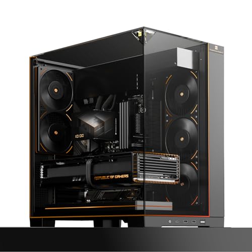 Thermalright A70 ARGB White PC, vetro temperato panoramico a 270°, alloggiamento ATX-Mid Tower, supporta scheda madre ATX/GPU da 420 mm, gestione cavi nascosti, bianco, con barra luminosa ARGB Thermalright A70 ARGB White PC, vetro temperato panoramico a 270°, alloggiamento ATX-Mid Tower, supporta scheda madre ATX/GPU da 420 mm, gestione cavi nascosti, bianco, con barra luminosa ARGB