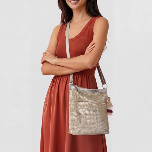 Image of The Sak Basic Crossbody Purse - Cross Body Handbag For Everyday & Travel - Zipper Closure & Adjustable Strap