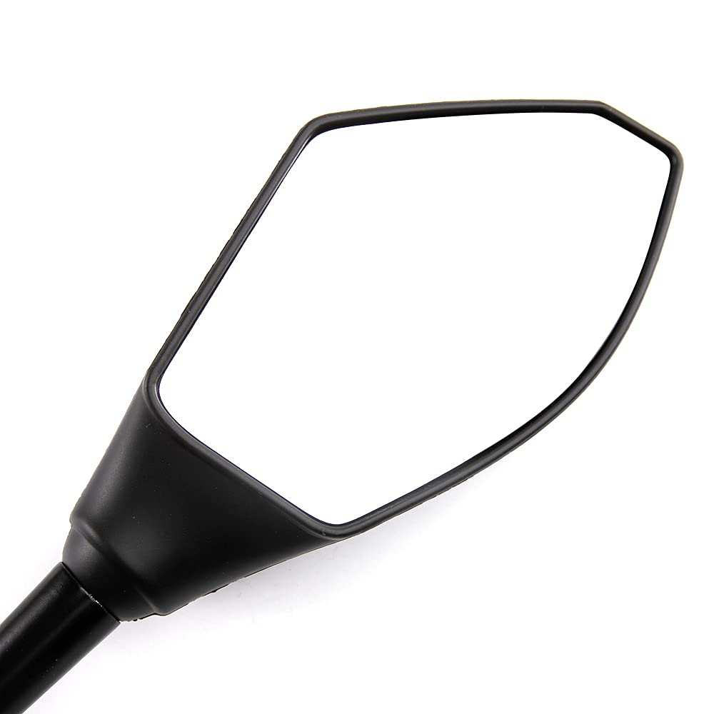 Moto Rétroviseur latéral avec clignotants LED Universel pour Cruiser Street Sport Bike (A)
