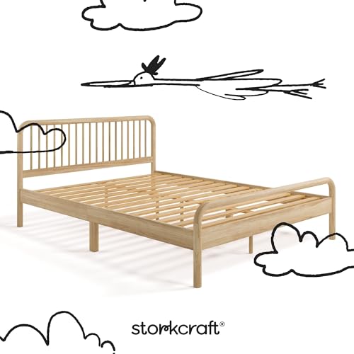 Image of Storkcraft Porto Queen Bed, Natural