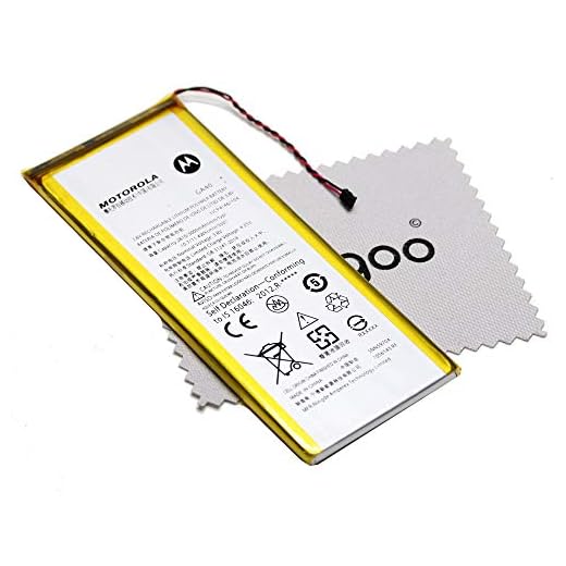 Batería para Motorola Original GA40 para Motorola G4 Plus 2810 mAh con mungoo pantalla paño de limpieza
