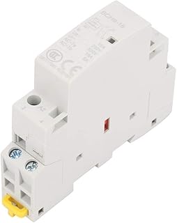Respicefinem 2P 16A 24VAC Din Rail Mount AC Contactor, 50/60Hz Frequency, 2NO Primary Contacts, Electrical Life 100,000 Cycles, for Home and Similar Environments