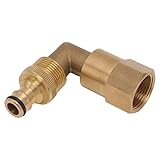 Bonnes performances d'étanchéité : le mamelon est équipé d'une rondelle d'étanchéité pour empêcher efficacement les fuites d'eau après l'installation.... matériau en laiton de haute qualité, a une dureté élevée, difficile à déformer et à corroder, assurant une durabilité maximale.