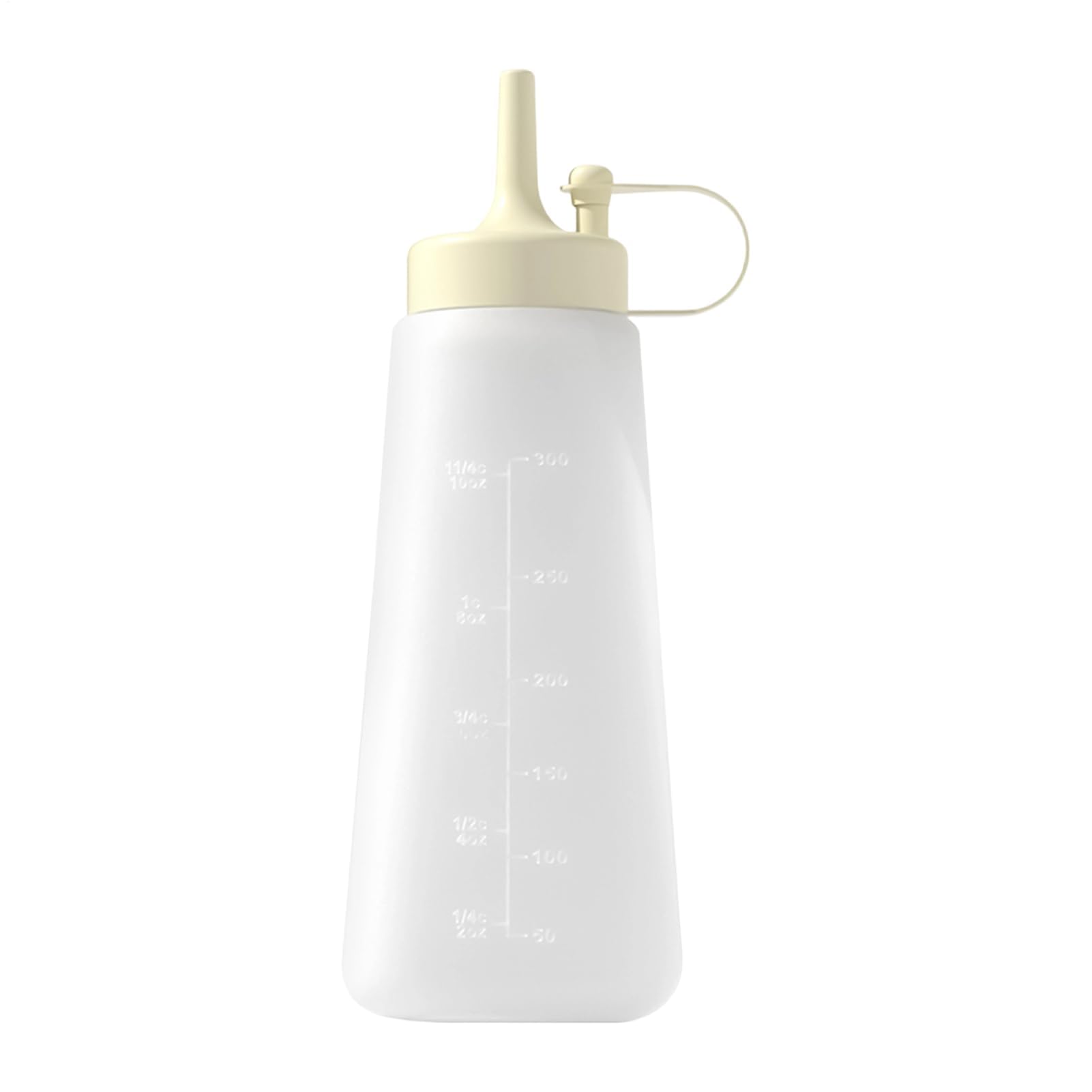 Muiltvoe Squeeze Bottles, 300ml Leakproof Condiment Dispenser, Sauce Bottles for Cooking, Food Preparation, Kitchen Restaurant Home Travel Cream Honey