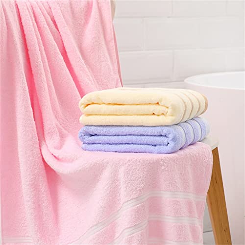 Serviette de bain en coton pour adultes - Kit duo 70x34cm et 140x70cm